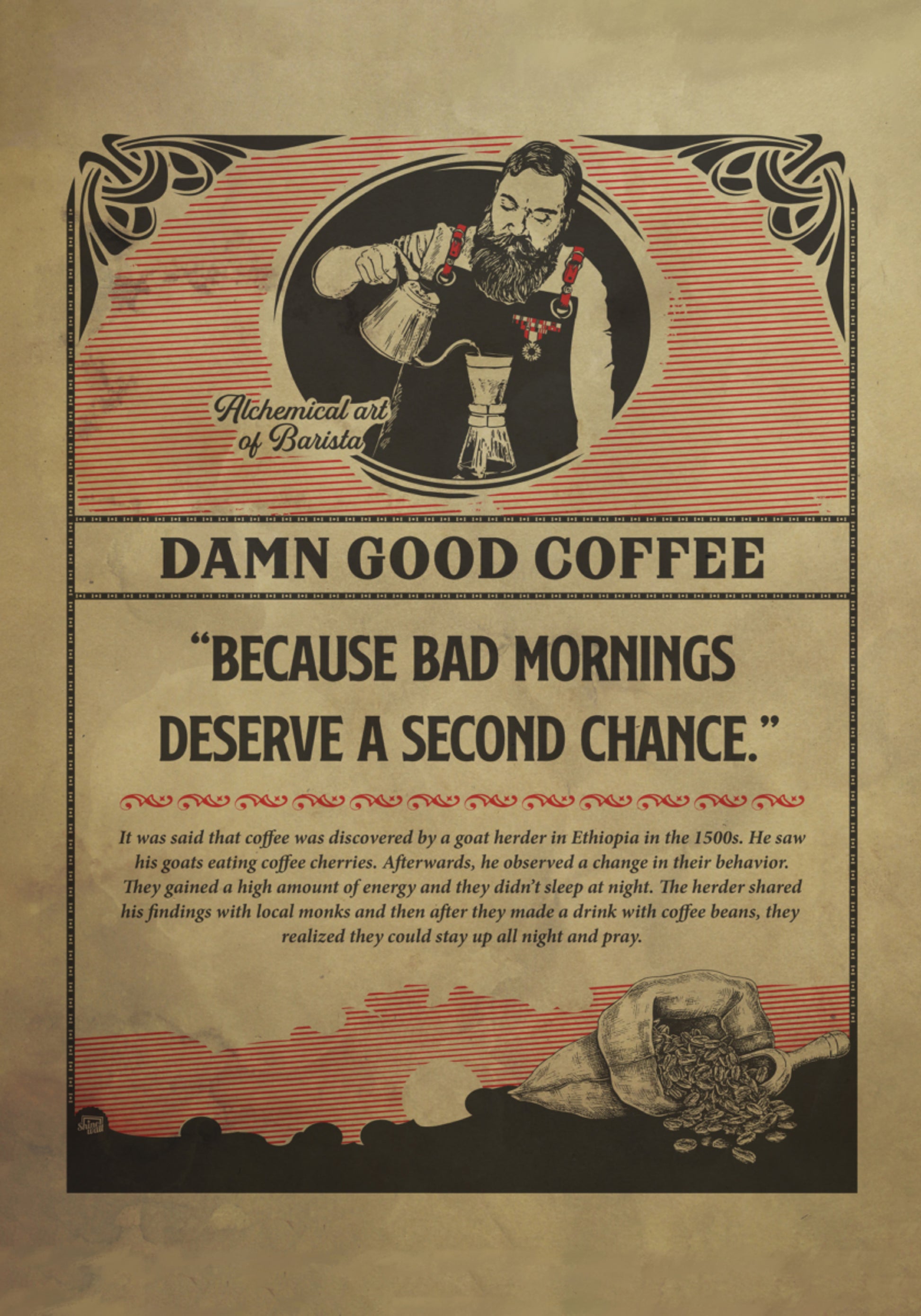 Verdammt gute Kaffeekunst