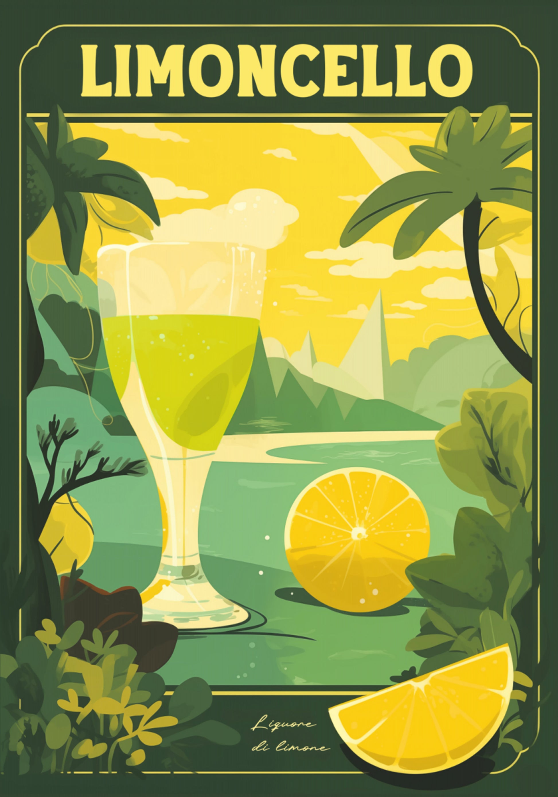 Limoncello-Zitronenlandschaft