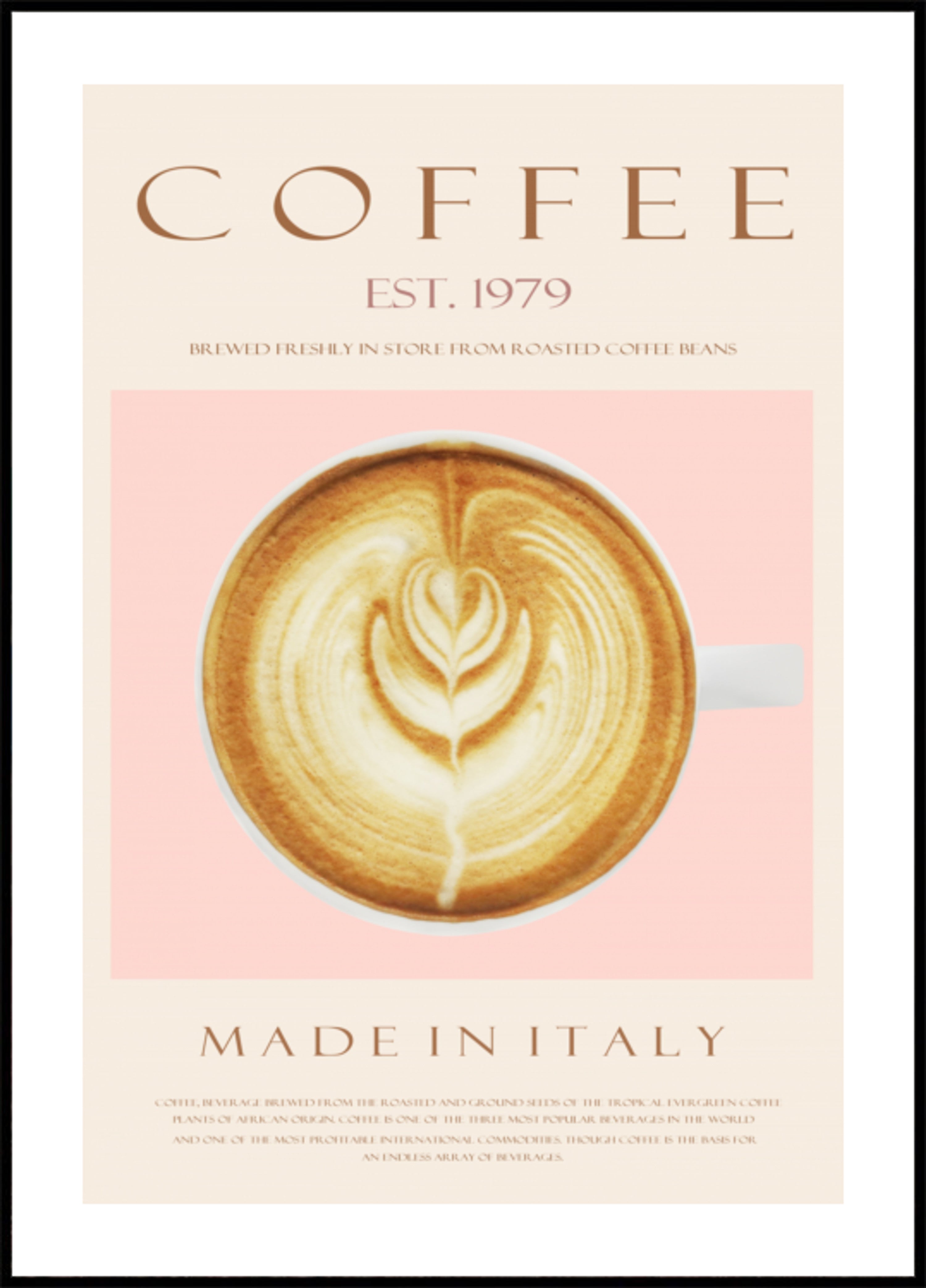Eleganter Morgenlatte