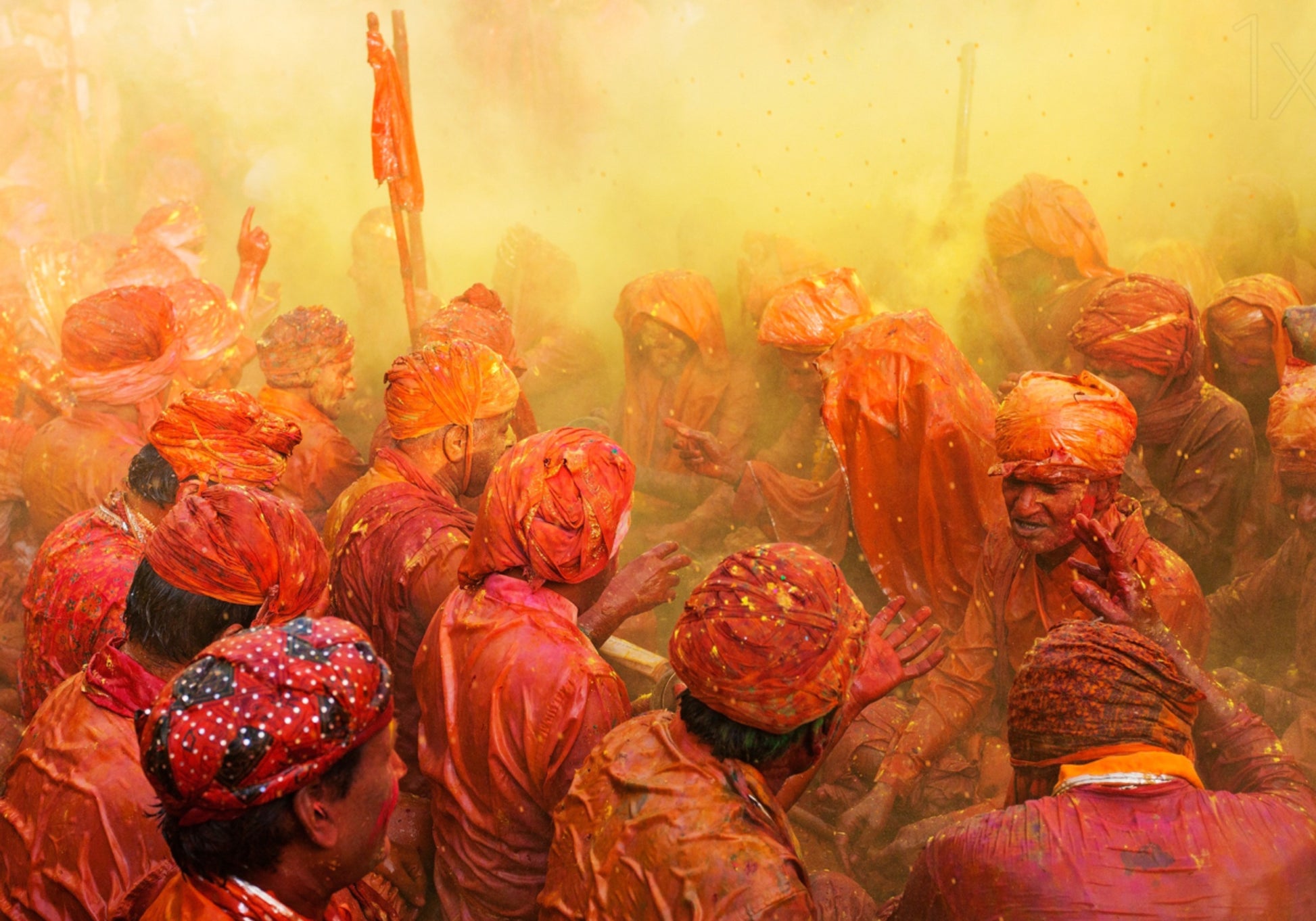 Lebhafte Holi-Feier