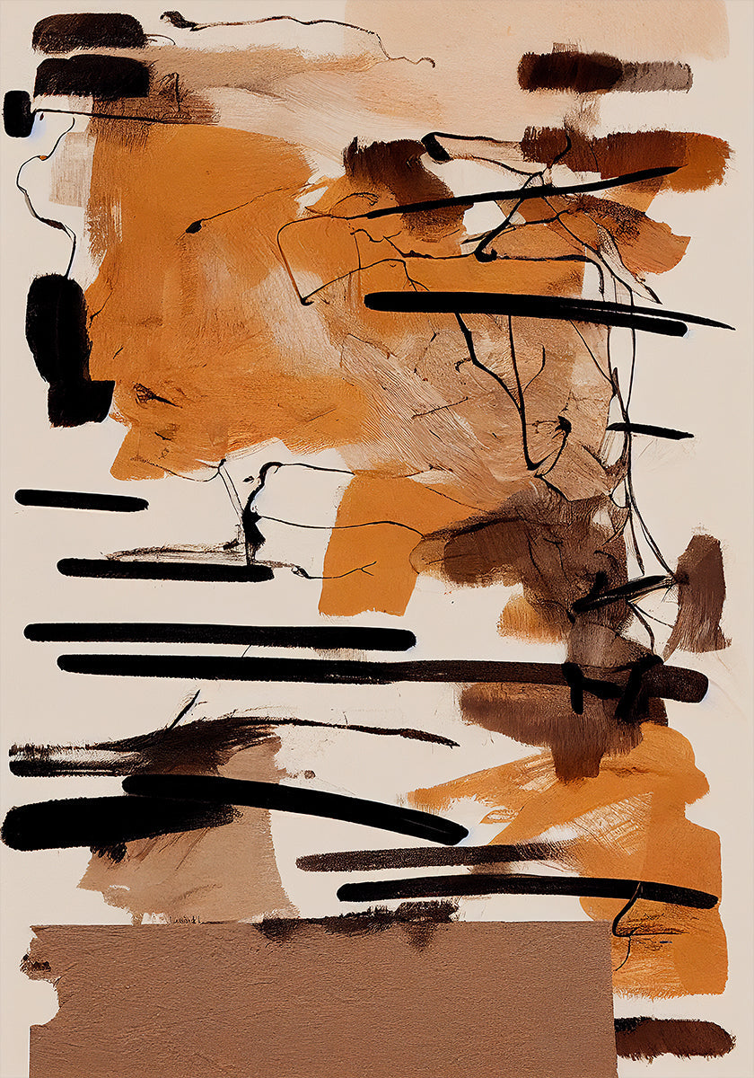 Earthy Strokes Plakat - Posterbox