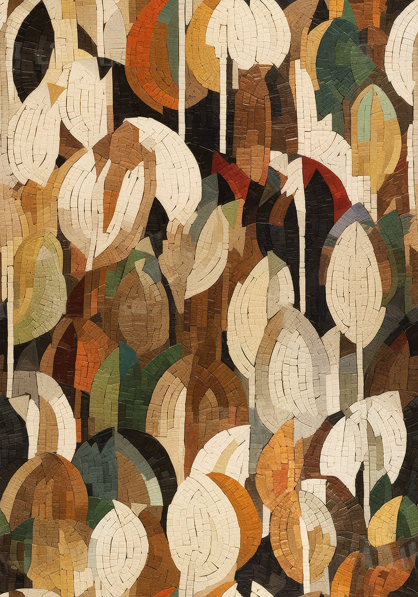Mosaic Forest Vibrance Plakat - Posterbox
