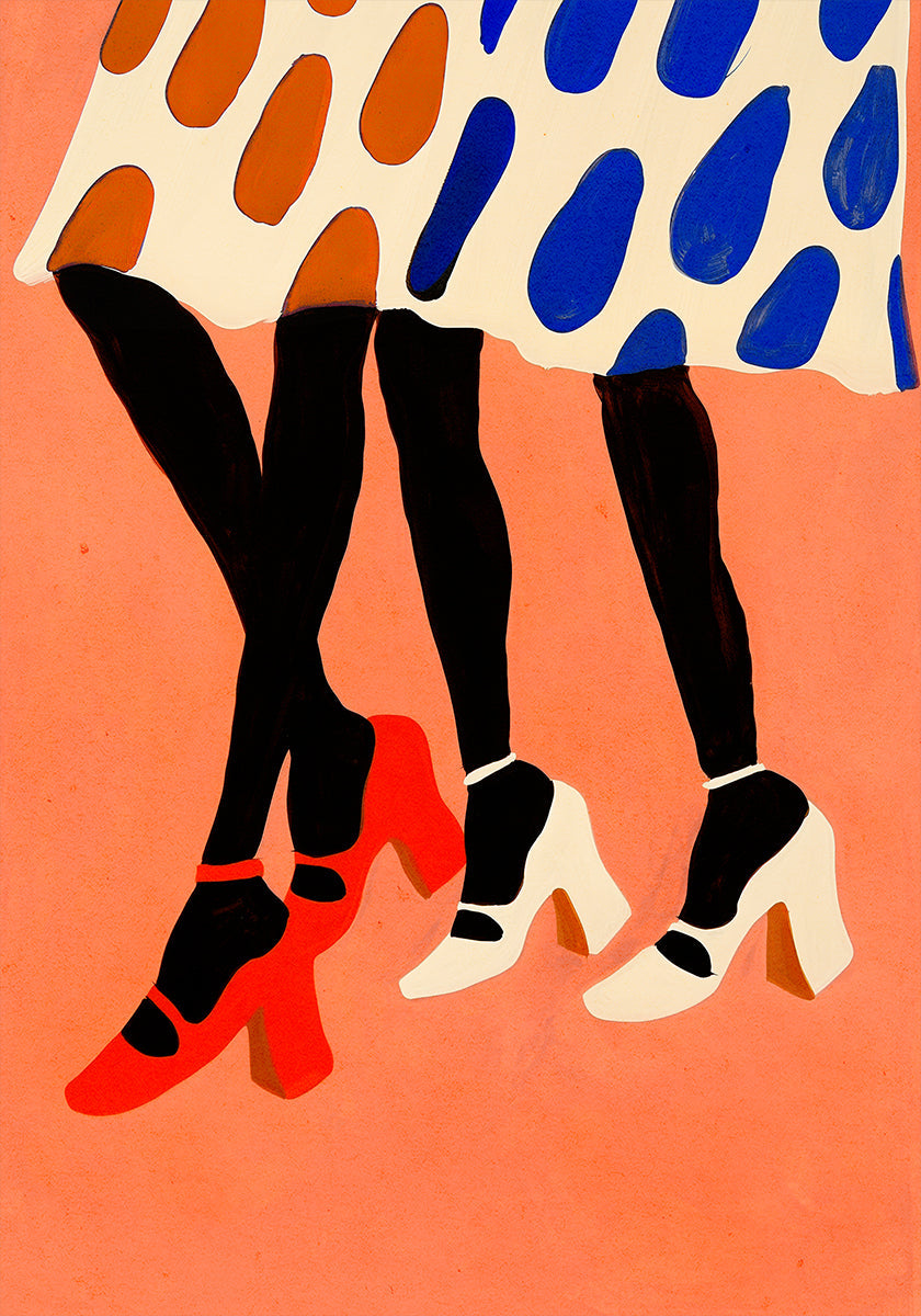 Polka Dot Steps - Posterbox