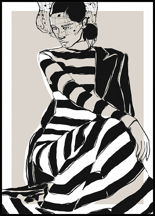 Striped Elegance - Posterbox