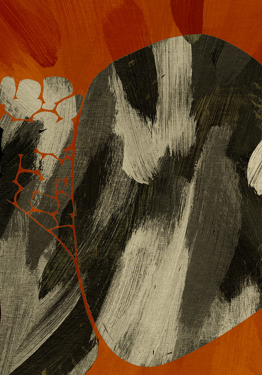 Earthy Abstract Flow Plakat - Posterbox