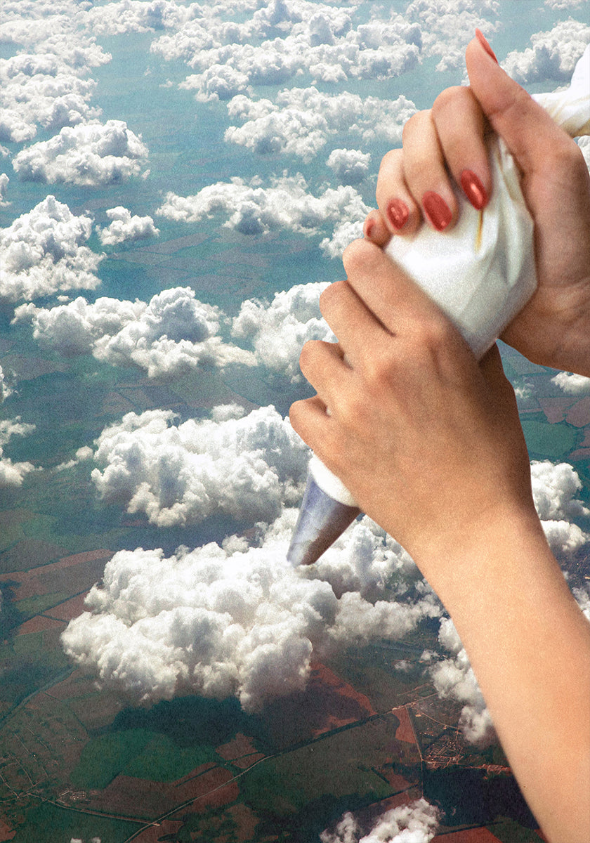 Piping Clouds - Whipped Cream - Posterbox