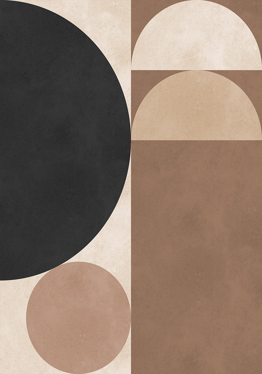 Brown geometry 6 Plakat - Posterbox