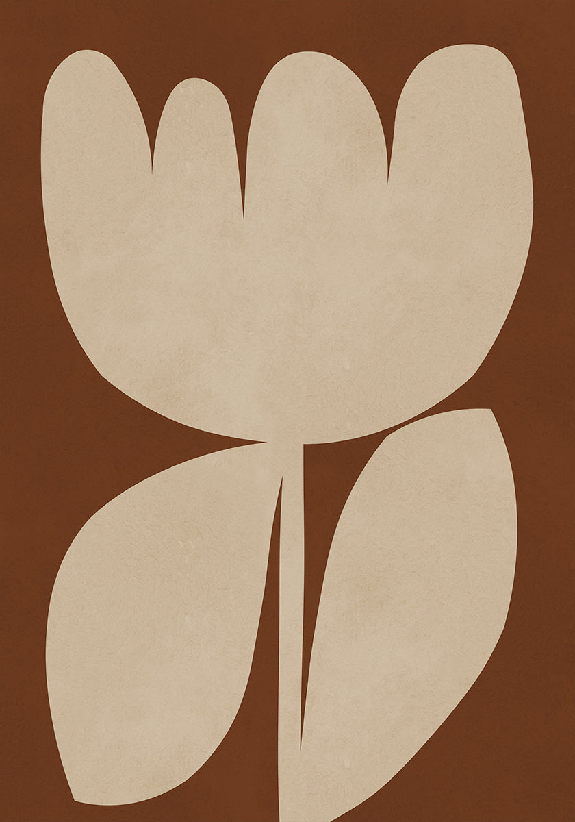 Beige Blossom Shapes (NEW) - Posterbox
