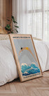 Into the Ocean (blue) Standard Wall Art - Posterbox