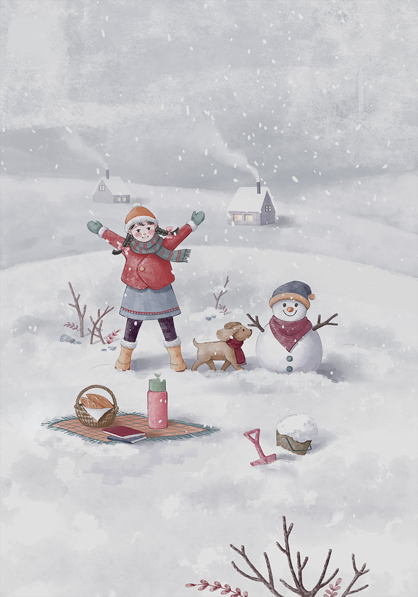 Winter Girl Plakat - Posterbox